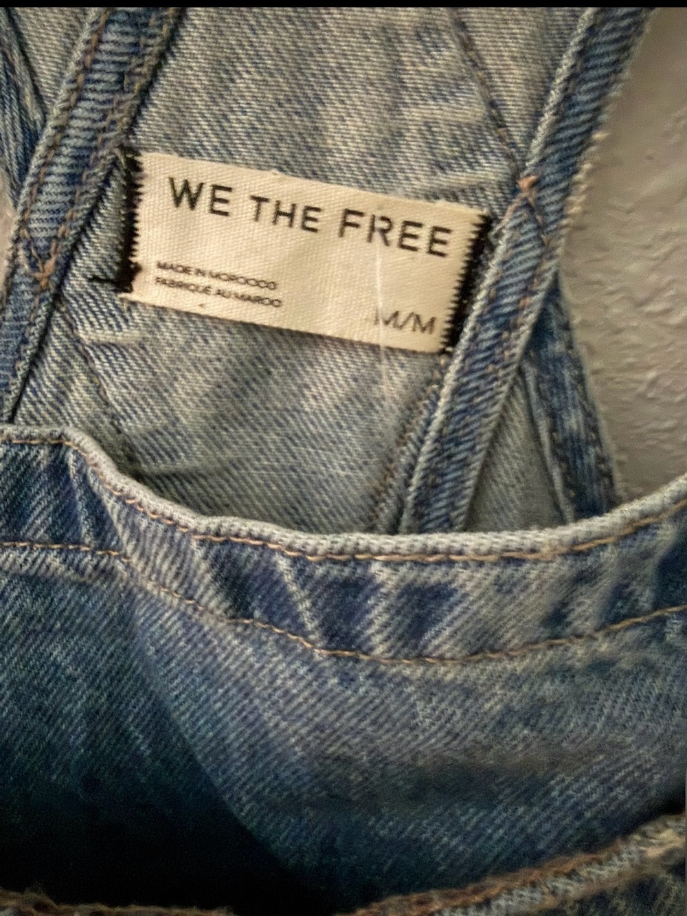 NWOT Free People Key To My Heart Patched Skirtalls - Picture 8 of 10